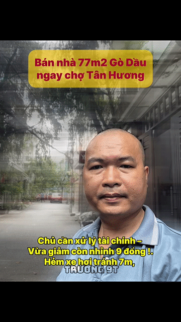 Mua bán Nhà ở Quận Tân Phú Tp Hồ Chí Minh diện tích 77 m² giá 9,59 tỷ