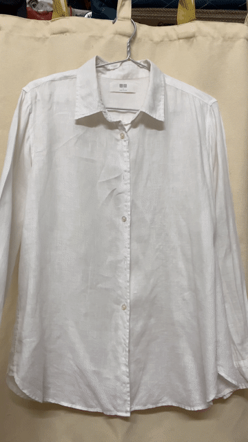 Áo sơ mi Uniqlo Linen nữ size L. Mua bán Quần áo tại Quận 3 Tp Hồ Chí Minh được đăng bởi Vi Vi hình 1