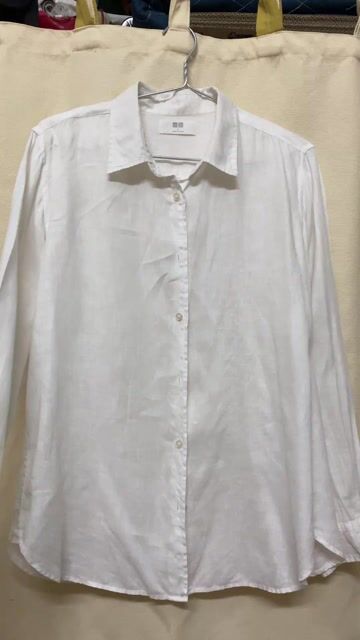 Áo sơ mi Uniqlo Linen nữ size L. Mua bán Quần áo tại Quận 3 Tp Hồ Chí Minh được đăng bởi Vi Vi hình 1