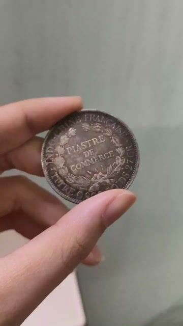 Tiền xu Bạc Pháp Piastre De Commerce 1899. Mua bán Đồ sưu tầm, đồ cổ tại Quận Tân Bình Tp Hồ Chí Minh được đăng bởi Thiên Kim Phan hình 1