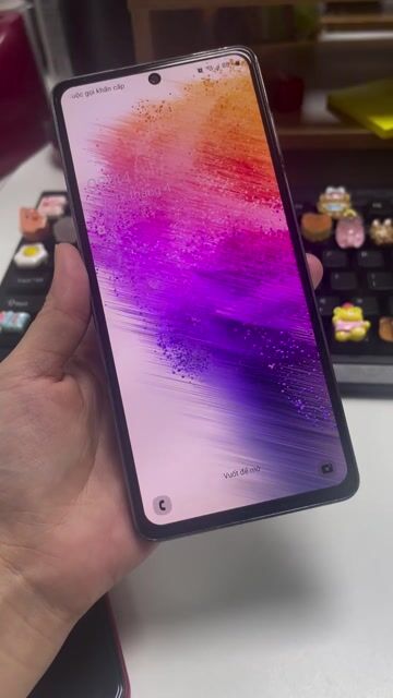 Samsung A73 5G 128GB Đen. Mua bán Điện thoại tại Quận Tân Phú Tp Hồ Chí Minh được đăng bởi Uyên hình 1