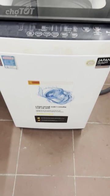 Máy giặt Toshiba 8kg Trắng Nhật Bản cũ. Mua bán Máy giặt tại Huyện Thanh Trì Hà Nội được đăng bởi e huy 168 nguyễn xiển hình 1