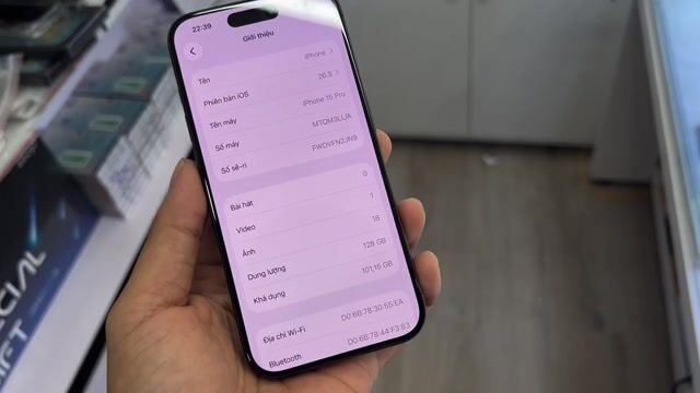 15 Pro 128GB Đen zin chuẩn bao xài. Mua bán Điện thoại tại Huyện Hóc Môn Tp Hồ Chí Minh được đăng bởi Tuấn hình 1
