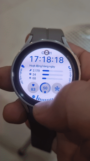 Samsung Galaxy Watch5 Pro Xám 45mm. Mua bán Thiết bị đeo thông minh tại Thành phố Nam Định Nam Định được đăng bởi HUY TRAN AUDIO hình 1