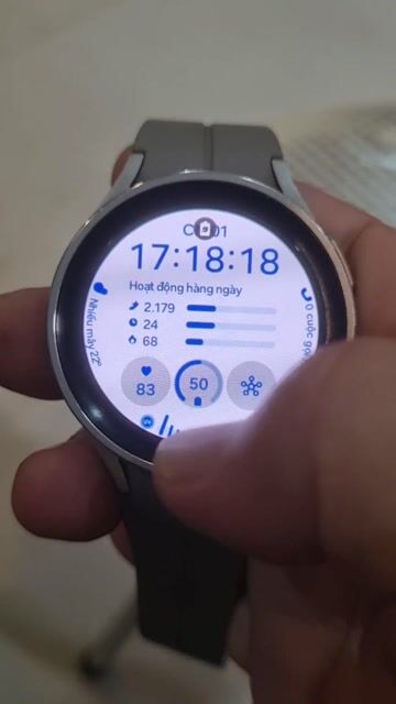 Samsung Galaxy Watch5 Pro Xám 45mm. Mua bán Thiết bị đeo thông minh tại Thành phố Nam Định Nam Định được đăng bởi HUY TRAN AUDIO hình 1