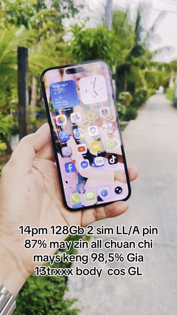Apple iPhone 14 Pro Max 128GB LL/A Pin 87% zin ALL. Mua bán Điện thoại tại Thành phố Mỹ Tho Tiền Giang được đăng bởi LH Max Dilys hình 1