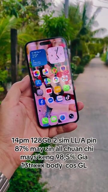 Apple iPhone 14 Pro Max 128GB LL/A Pin 87% zin ALL. Mua bán Điện thoại tại Thành phố Mỹ Tho Tiền Giang được đăng bởi LH Max Dilys hình 1