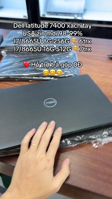 Dell latitude 7400 i7/8665U 8G 256/SSD Trả Góp 0Đ