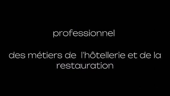 Bac Pro des métiers de l'hôtellerie et de la restauration