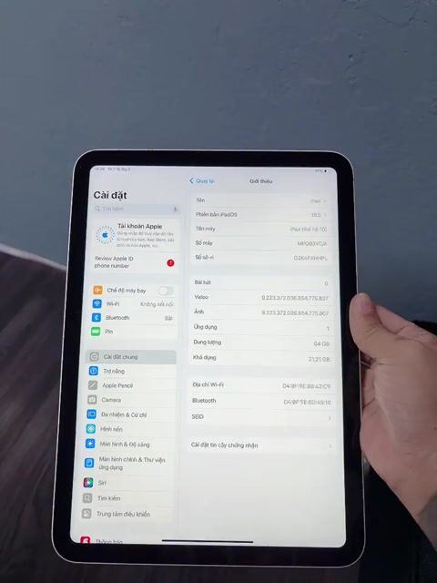 Apple iPad Gen 10 64GB Bạc. Mua bán Máy tính bảng tại Quận 1 Tp Hồ Chí Minh được đăng bởi Lucas Huỳnh hình 1