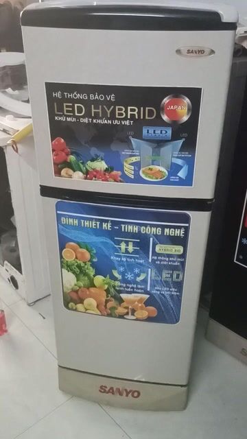 Tủ lạnh Sanyo 150L Xám. Mua bán Tủ lạnh tại Quận 7 Tp Hồ Chí Minh được đăng bởi Điện lạnh giá tốt HL hình 1