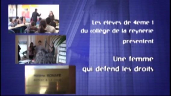 Une femme qui défend ...