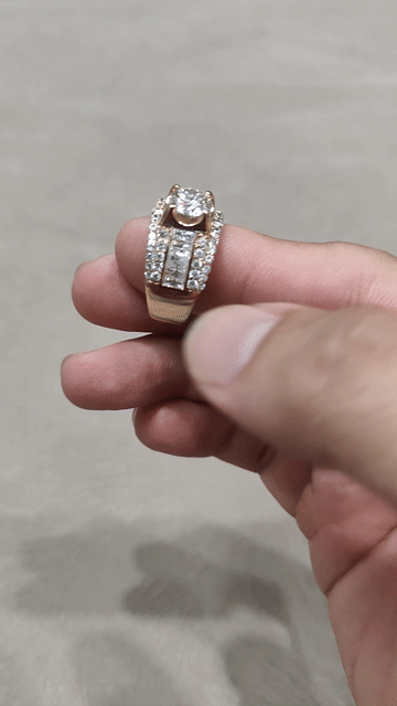 Nhẫn nam Bạc 925 Đá Moissanite. Mua bán Phụ kiện thời trang khác tại Thành phố Vĩnh Long Vĩnh Long được đăng bởi SUN hình 1