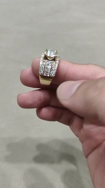 Nhẫn nam Bạc 925 Đá Moissanite. Mua bán Phụ kiện thời trang khác tại Thành phố Vĩnh Long Vĩnh Long được đăng bởi SUN hình 1