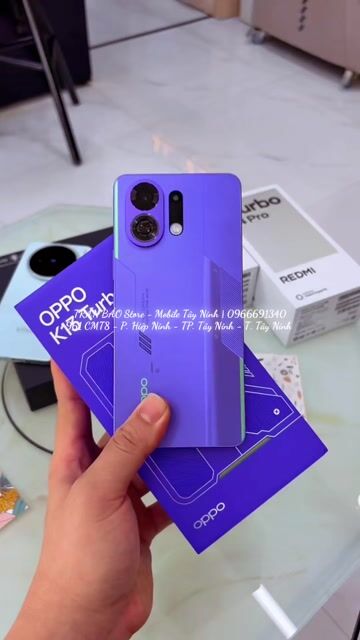 OPPO K13 Turbo Pro 5G 256Gb Fullbox - Bán Trả Góp. Mua bán Điện thoại tại Thành phố Tây Ninh Tây Ninh được đăng bởi Trần Bảo Store Mobile Tây Ninh hình 1