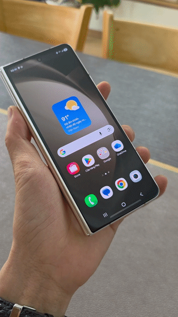 Samsung Galaxy Z Fold 5 Trắng Mỹ nguyên bảng zin. Mua bán Điện thoại tại Quận Thanh Khê Đà Nẵng được đăng bởi Vietphones Store 16 Kỳ Đồng hình 1