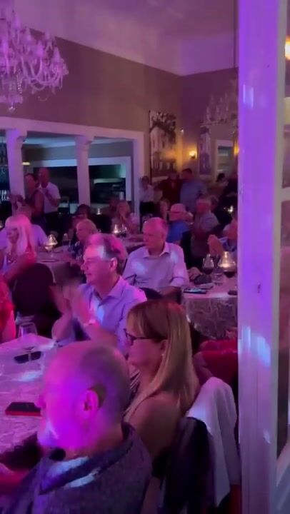Sian Lesley cabaret show at The Ritz Madeira, Funchal: video from The Ritz Café, Madeira