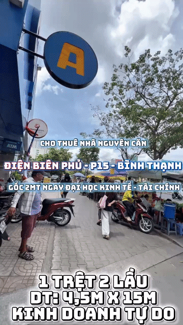 Cho thuê Văn phòng, Mặt bằng kinh doanh Quận Bình Thạnh Tp Hồ Chí Minh diện tích 200 m² giá 32 triệu/tháng