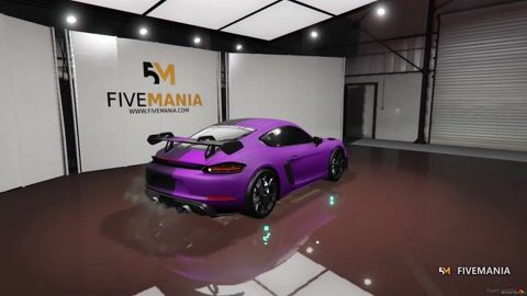 FIVEM 718gt4rs | Realistic Sports Car [Unbadged] Add-On | Optimized | Fivem Ready | High Quality | Liveries — video preview