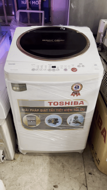 2tr200 Máy giặt Toshiba 9.5kg Trắng tiết kiệm điện. Mua bán Máy giặt tại Quận 7 Tp Hồ Chí Minh được đăng bởi TH Điện lạnh giá rẻ siêu rẻ HCM hình 1