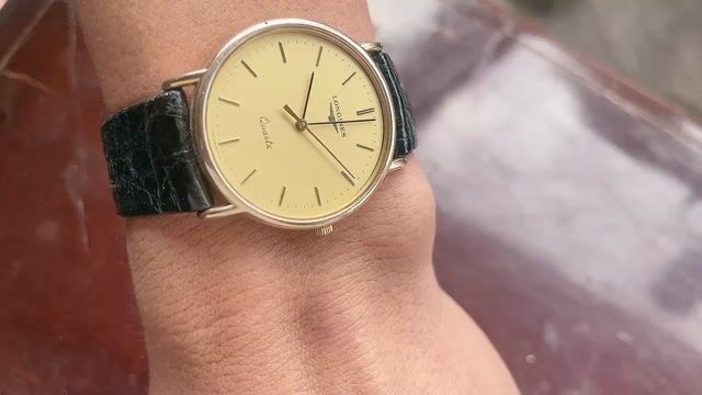 Đồng hồ Longines nam dây da vàng. Mua bán Đồng hồ tại Huyện Trực Ninh Nam Định được đăng bởi Nguyễn Sáng hình 1