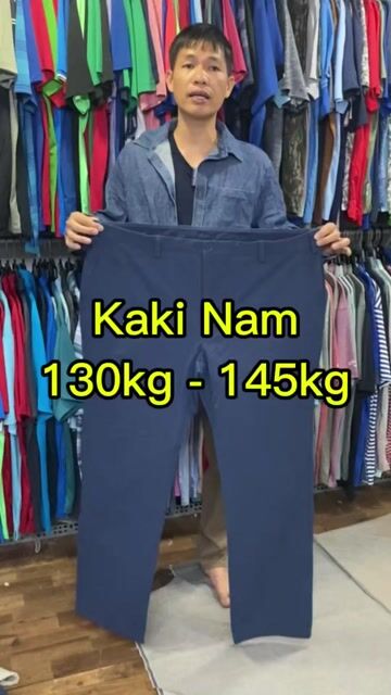 Quần Kaki Nam size 130kg 145kg. Mua bán Quần áo tại Quận 10 Tp Hồ Chí Minh được đăng bởi Đỗ Văn Tuấn  hình 1