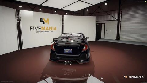 FIVEM Honda Civic Type R | Realistic Sports Car [Badged] Add-On | Interior & Exterior | Custom Rims | Working Lights | Optimized | Fivem Ready | High Quality — video preview