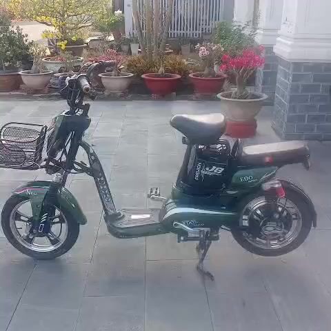 Xe đạp điện EDO J8 Xanh Mới 98%. Mua bán Xe đạp tại Thị xã Bến Cát Bình Dương được đăng bởi pham the cao hình 1