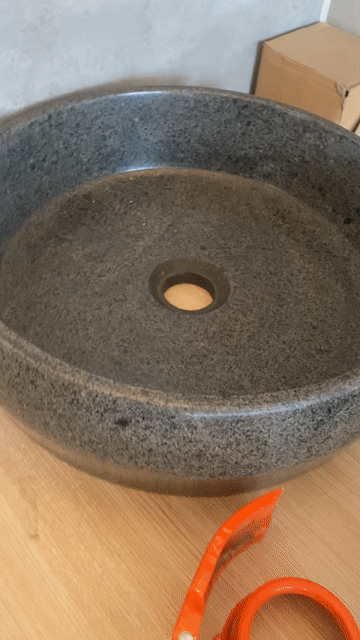 Chậu lavabo Đá hoá cương Đen, Xám. Mua bán Thiết bị vệ sinh, nhà tắm tại Quận 10 Tp Hồ Chí Minh được đăng bởi Tuyết Huỳnh hình 1
