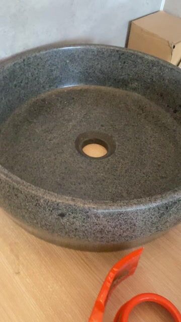 Chậu lavabo Đá hoá cương Đen, Xám. Mua bán Thiết bị vệ sinh, nhà tắm tại Quận 10 Tp Hồ Chí Minh được đăng bởi Tuyết Huỳnh hình 1