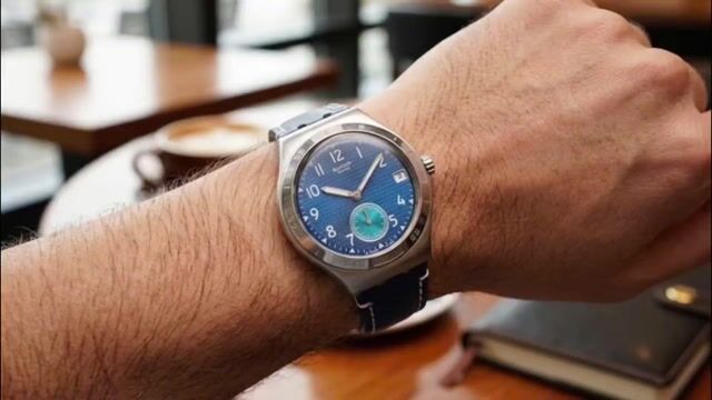 Đồng hồ Swatch Irony Quartz Xanh 40mm Thuỵ Sỹ. Mua bán Đồng hồ tại Quận 3 Tp Hồ Chí Minh được đăng bởi Đồng Hồ Nội Địa Nhật hình 1