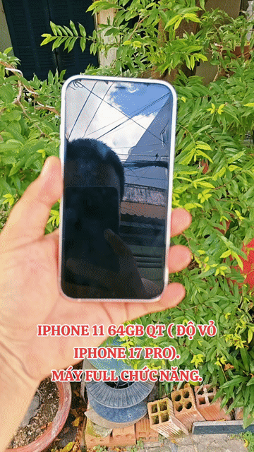 IPHONE 17 PRO 64GB QT ( IPHONE 11 ĐỘ VỎ). Mua bán Điện thoại tại Quận 12 Tp Hồ Chí Minh được đăng bởi Võ Gia Group hình 1