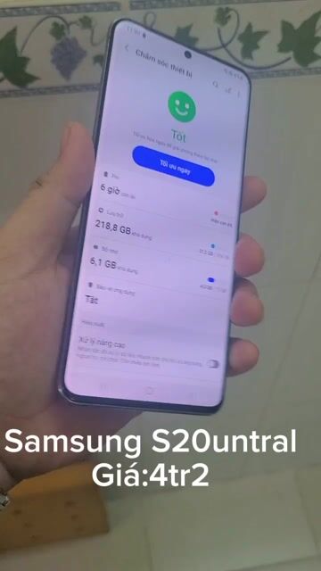Samsung S20 Ultra 5G 256GB Xám Mỹ. Mua bán Điện thoại tại Quận 6 Tp Hồ Chí Minh được đăng bởi Nguyễn Trọng Phú Cường hình 1