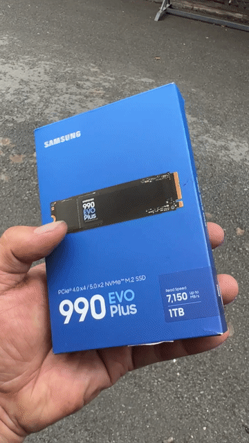 SSD Samsung 990 EVO Plus 1TB mới 100% chính hãng. Mua bán Linh kiện (RAM, Card...) tại Thành phố Thuận An Bình Dương được đăng bởi Quốc Hưng hình 1