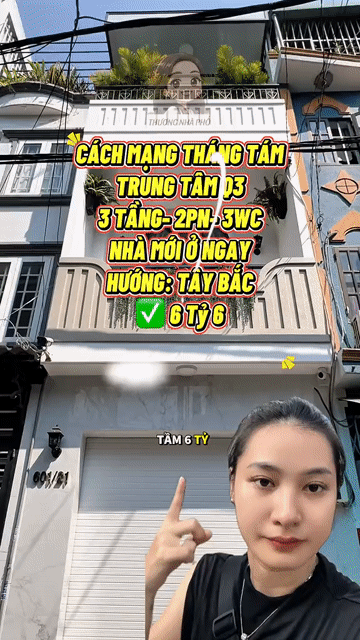 Mua bán Nhà ở Quận 3 Tp Hồ Chí Minh giá 6,6 tỷ