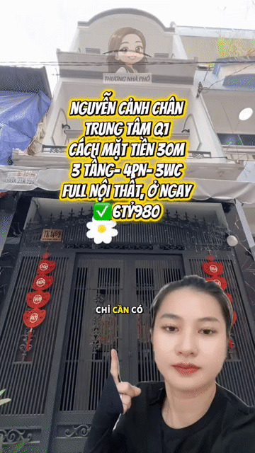 Mua bán Nhà ở Quận 1 Tp Hồ Chí Minh giá 6,98 tỷ