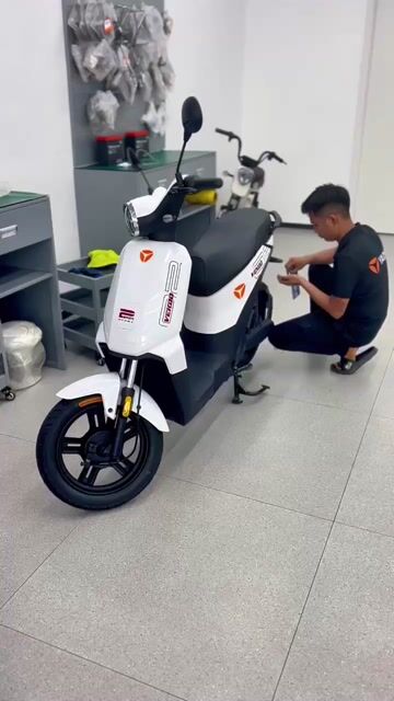 Xe máy điện Yadea VEKOO màu trắng. Mua bán Xe điện tại Huyện Đức Hòa Long An được đăng bởi Yadea Trung Đức Phát  hình 1