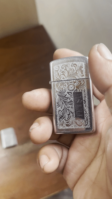 Bật lửa Zippo Vintage 1989 Kim loại Bạc. Mua bán Đồ sưu tầm, đồ cổ tại Quận Thanh Khê Đà Nẵng được đăng bởi Võ Thành hình 1