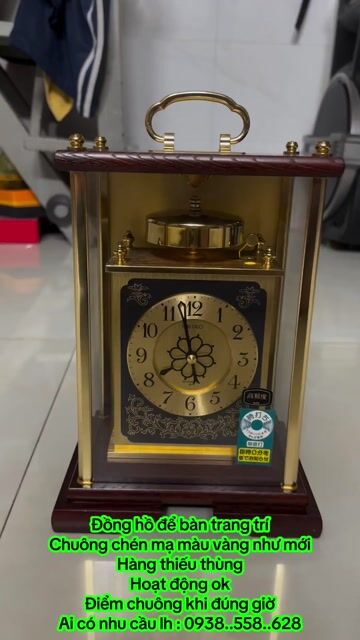 Đồng hồ để bàn Citizen Mạ vàng Vàng, Nâu. Mua bán Nội thất, đồ gia dụng khác tại Quận Bình Tân Tp Hồ Chí Minh được đăng bởi Nghe tu anh hình 1