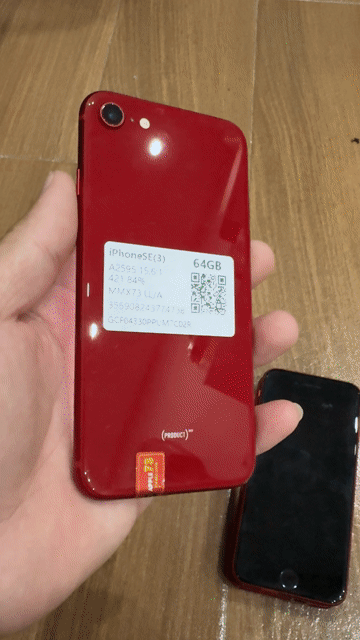 Apple iPhone SE 3 (2022) Đỏ. Mua bán Điện thoại tại Quận Thanh Khê Đà Nẵng được đăng bởi Táo Đẹp  hình 1