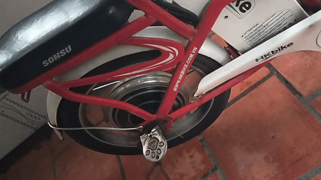 Xe đạp điện HKbike Đỏ, trắng. Mua bán Xe đạp tại Thành phố Long Xuyên An Giang được đăng bởi Nguyen Kiet hình 1