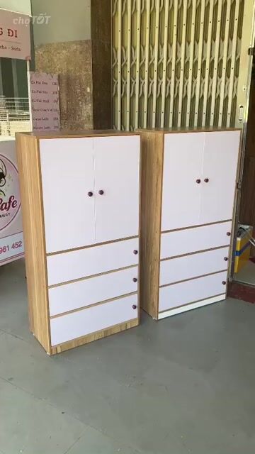 Tủ quần áo Gỗ Vân gỗ, Trắng 120x30x60cm 5 cánh. Mua bán Tủ, kệ gia đình tại Quận Cẩm Lệ Đà Nẵng được đăng bởi NỘI THẤT GIÁ TẬN XƯỞNG hình 1