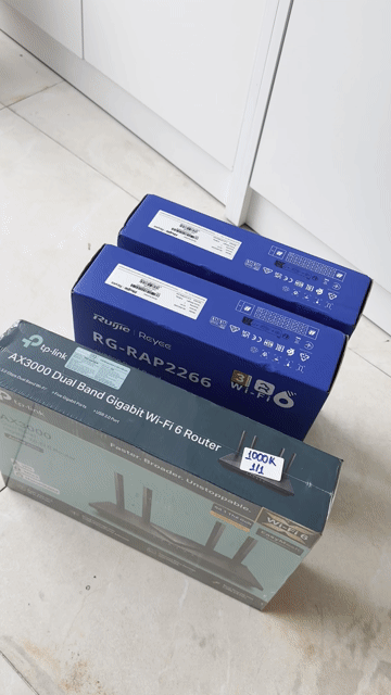 Bộ phát WiFi Ruijie Reyee RG-RAP2266. Mua bán Phụ kiện (Màn hình, Chuột...) tại Huyện Hóc Môn Tp Hồ Chí Minh được đăng bởi Thích bán đồ THANH LÝ hình 1