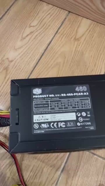 Nguồn Cooler Master 460W, sạch đẹp 95%. Mua bán Linh kiện (RAM, Card...) tại Quận Gò Vấp Tp Hồ Chí Minh được đăng bởi Anh Phước hình 1