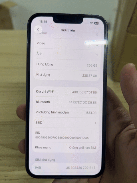 iPhone 13 Pro 256GB Xanh Blue. Mua bán Điện thoại tại Quận Liên Chiểu Đà Nẵng được đăng bởi Đắc Huy Nguyễn hình 1