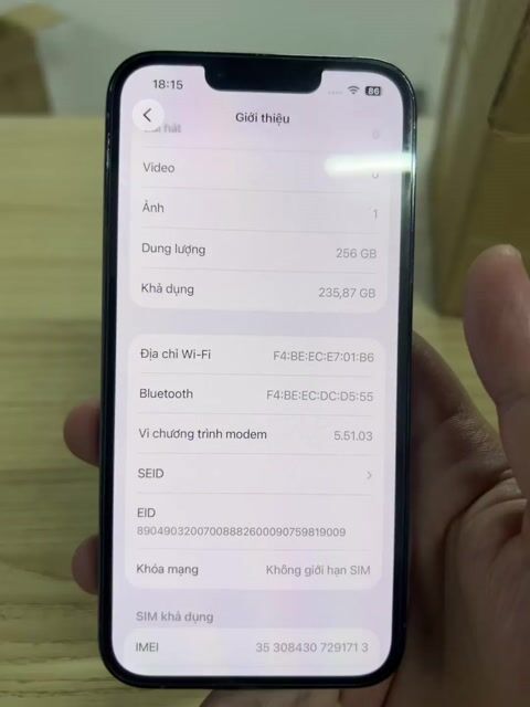 iPhone 13 Pro 256GB Xanh Blue. Mua bán Điện thoại tại Quận Liên Chiểu Đà Nẵng được đăng bởi Đắc Huy Nguyễn hình 1
