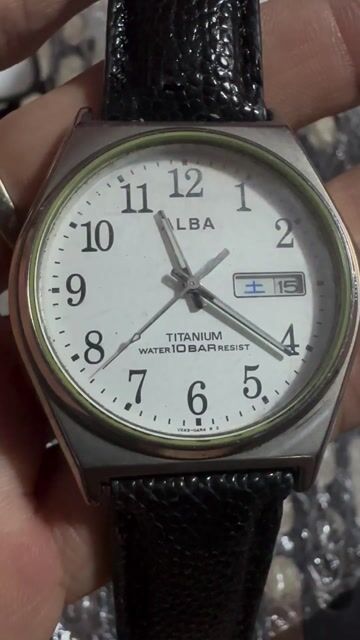 Đồng hồ Alba Nam Titanium Đen. Mua bán Đồng hồ tại Thành phố Cao Lãnh Đồng Tháp được đăng bởi mẫn hình 1