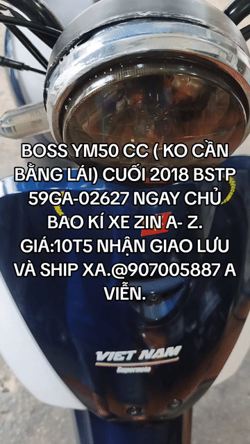 BOSS YM50 CC 2018 NGAY CHỦ KÍ GIẤY XE ZIN A- Z. Mua bán Xe máy tại Quận Bình Tân Tp Hồ Chí Minh được đăng bởi LÊ TRUNG VIỄN. hình 1