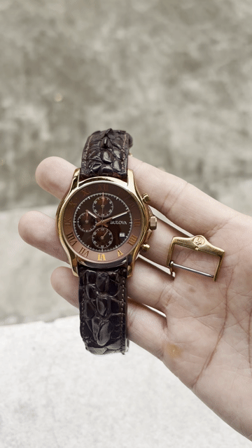 Đồng hồ Bulova 97B120 Nâu đỏ Nam. Mua bán Đồng hồ tại Thị xã Sơn Tây Hà Nội được đăng bởi Nguyễn xuân vị hình 1