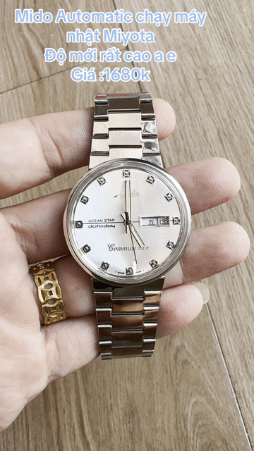 Mido Ocean Star Commander Kim loại Bạc. Mua bán Đồng hồ tại Thị xã Tân Châu An Giang được đăng bởi Khang hình 1